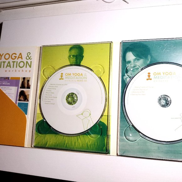 OM Yoga and Meditation Workshop (2006, DVD, Music CD & Booklet Included) - Picture 2 of 2